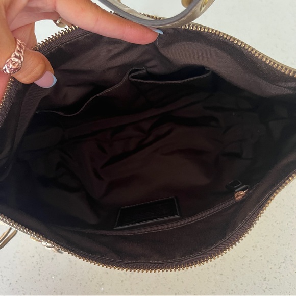 Coach Gold Hobo Bag with Slouchy Design - Picture 7 of 10